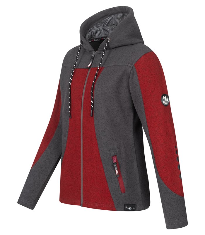 Rock Creek Damen Fleecejacke Melange Fleece D-504
