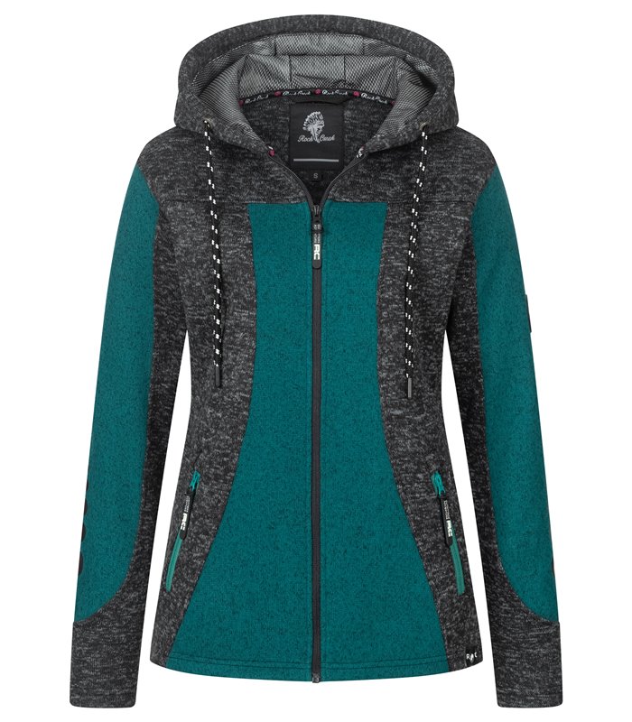Rock Creek Damen Fleecejacke Melange Fleece D-504