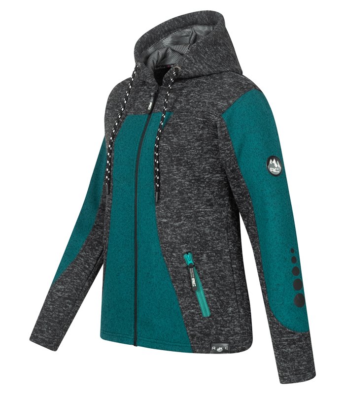 Rock Creek Damen Fleecejacke Melange Fleece D-504