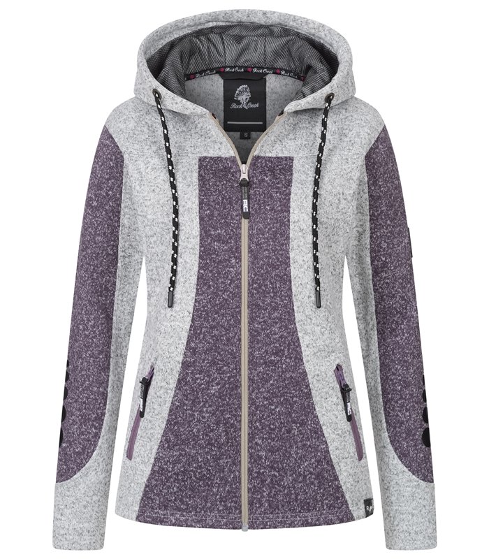 Rock Creek Damen Fleecejacke Melange Fleece D-504