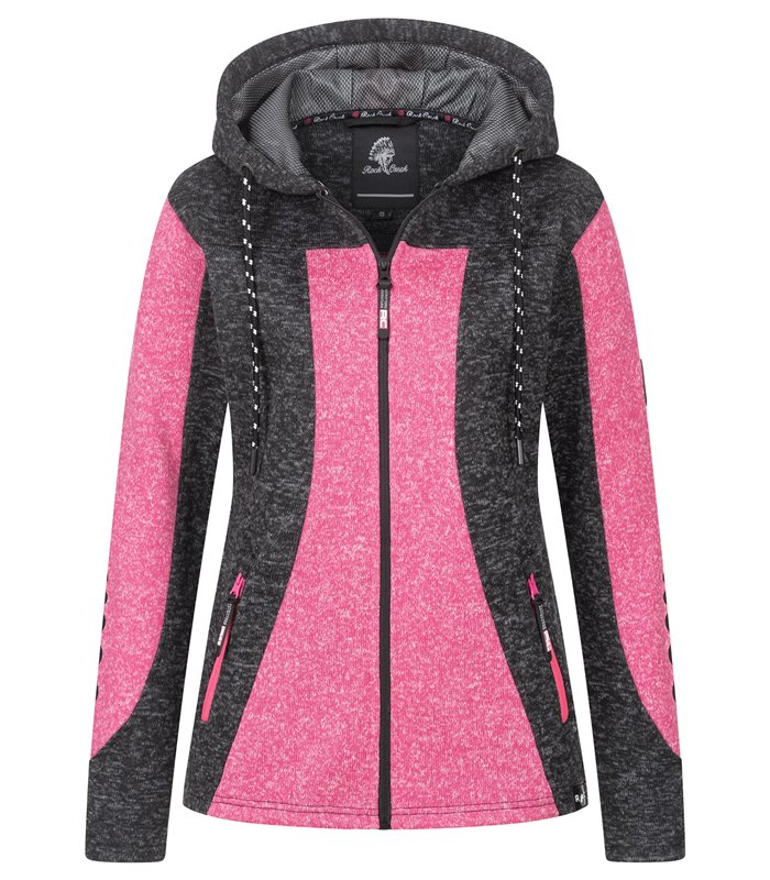 Rock Creek Damen Fleecejacke Melange Fleece D-504