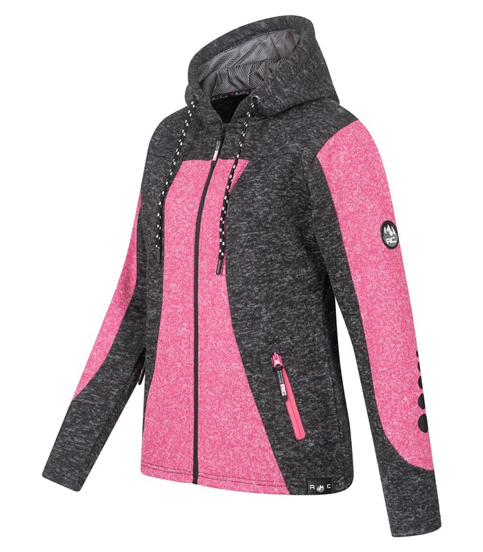 Rock Creek Damen Fleecejacke Melange Fleece D-504