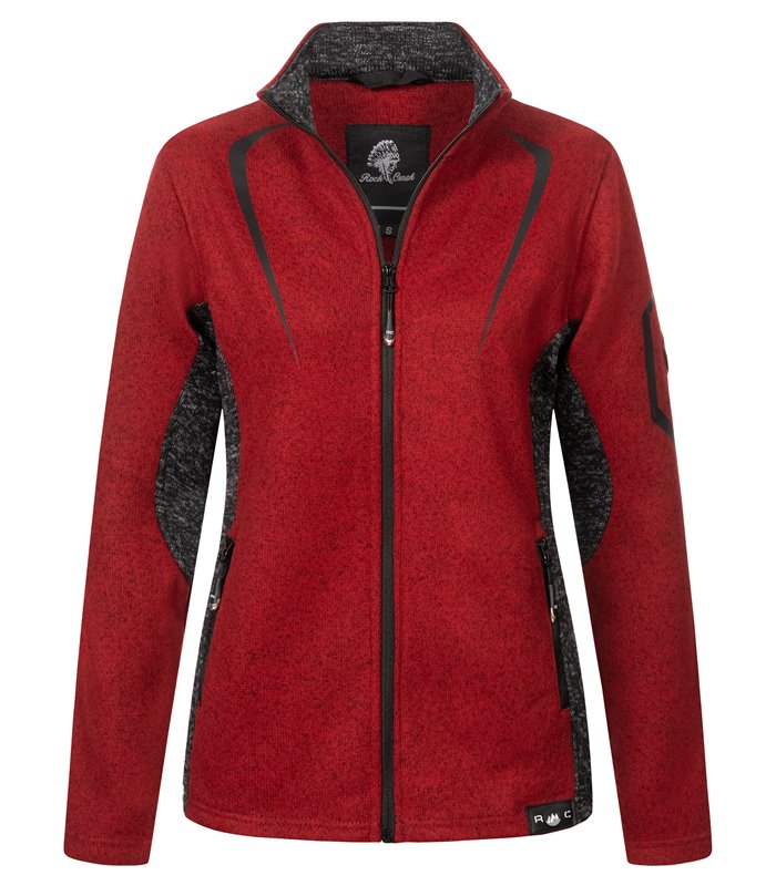 Rock Creek Damen Fleecejacke Melange Fleece D-505