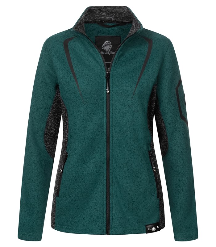 Rock Creek Damen Fleecejacke Melange Fleece D-505
