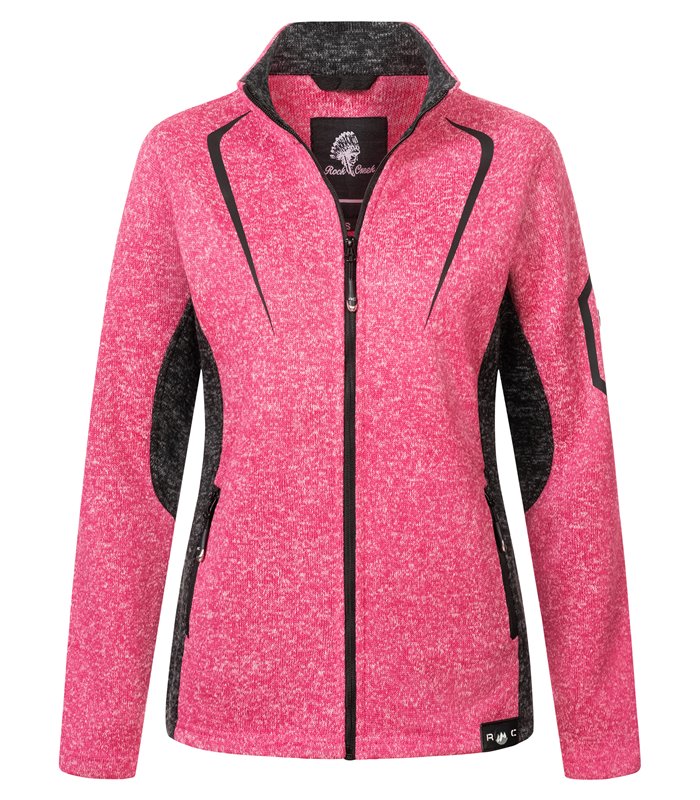 Rock Creek Damen Fleecejacke Melange Fleece D-505