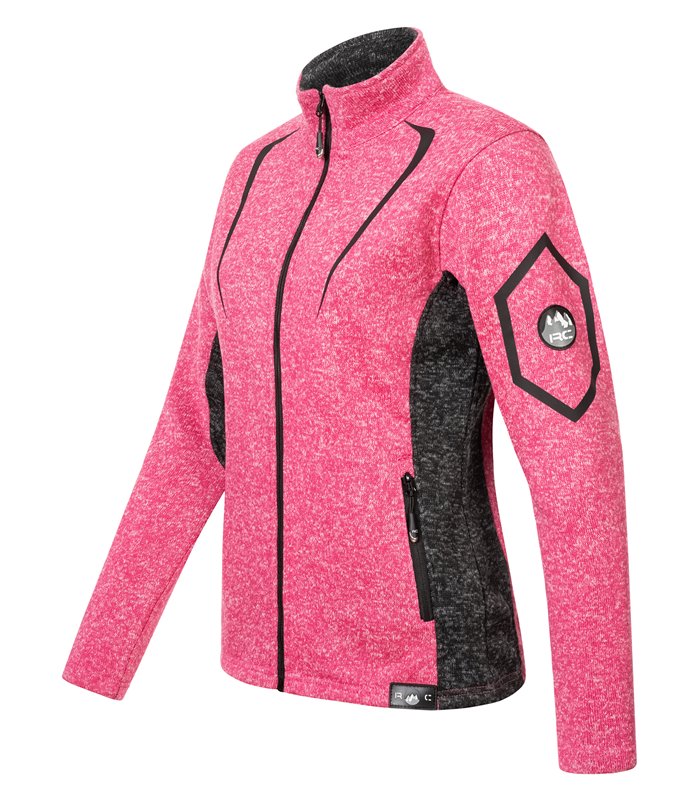 Rock Creek Damen Fleecejacke Melange Fleece D-505