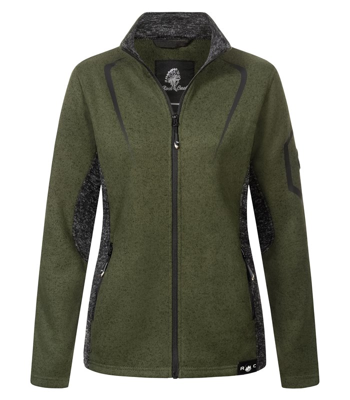 Rock Creek Damen Fleecejacke Melange Fleece D-505