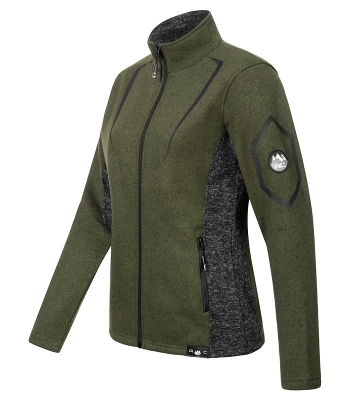 Rock Creek Damen Fleecejacke Melange Fleece D-505