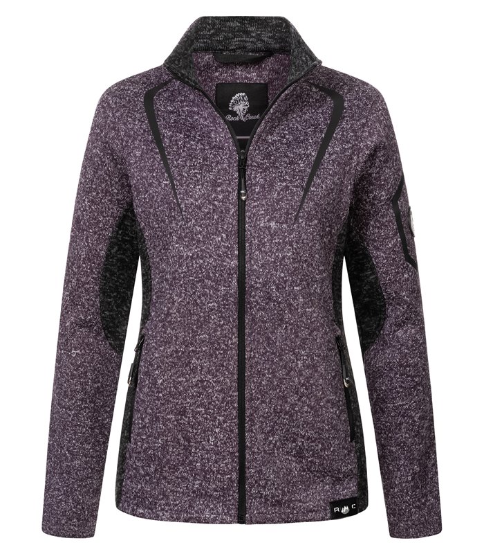 Rock Creek Damen Fleecejacke Melange Fleece D-505