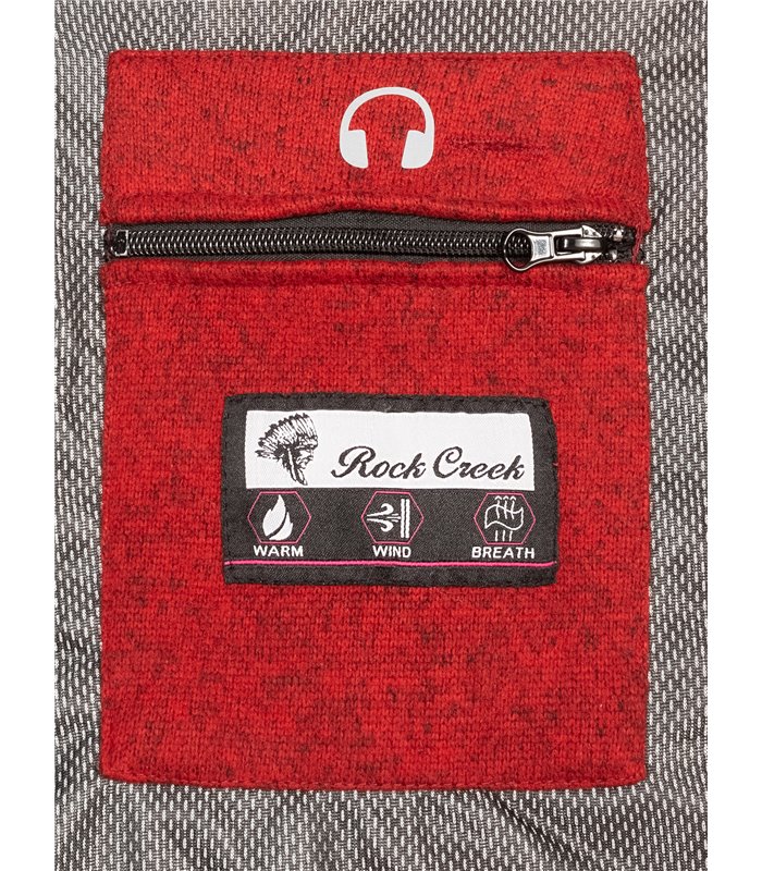 Rock Creek Damen Fleecejacke Melange Fleece D-505
