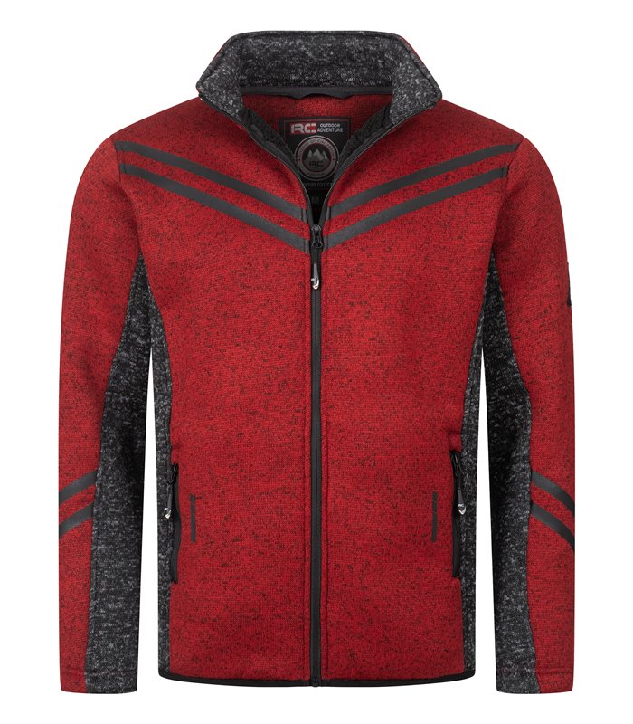 Rock Creek Herren Fleecejacke Melange Fleece H-373 