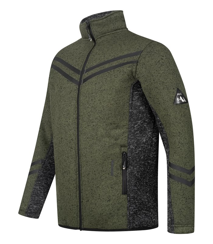 Rock Creek Herren Fleecejacke Melange Fleece H-373 