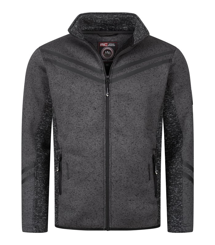 Rock Creek Herren Fleecejacke Melange Fleece H-373 
