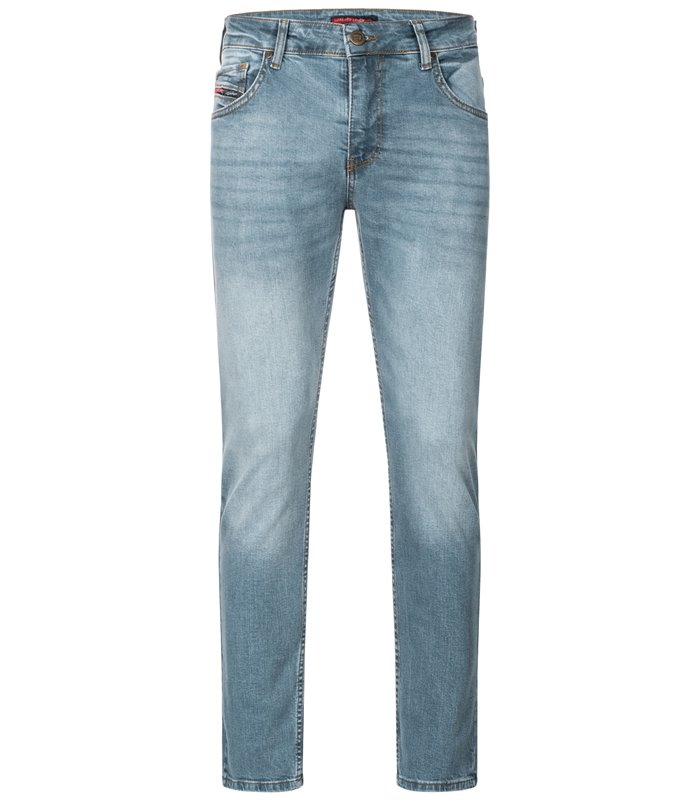 Lorenzo Loren Herren Jeans Regular Fit Hellblau LL-4001