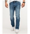 Lorenzo Loren Herren Jeans Regular Fit Blau LL-4002