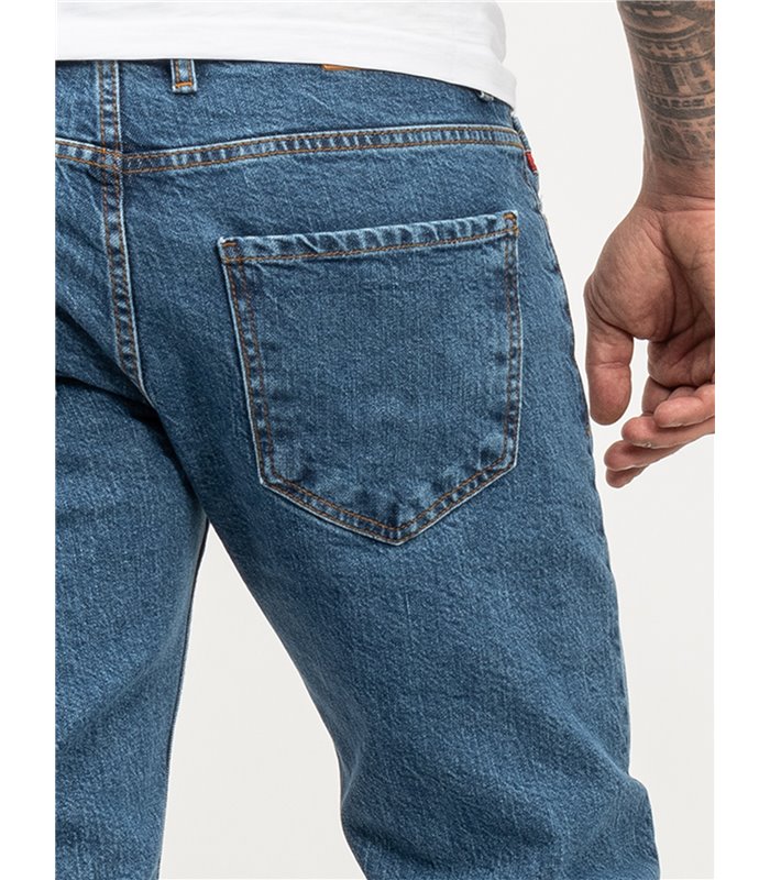 Lorenzo Loren Herren Jeans Regular Fit Dunkelgrau LL-4003