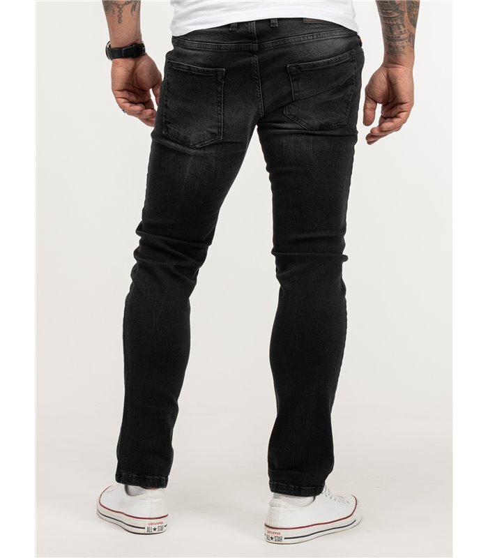 Lorenzo Loren Herren Jeans Regular Fit Blau LL-4004