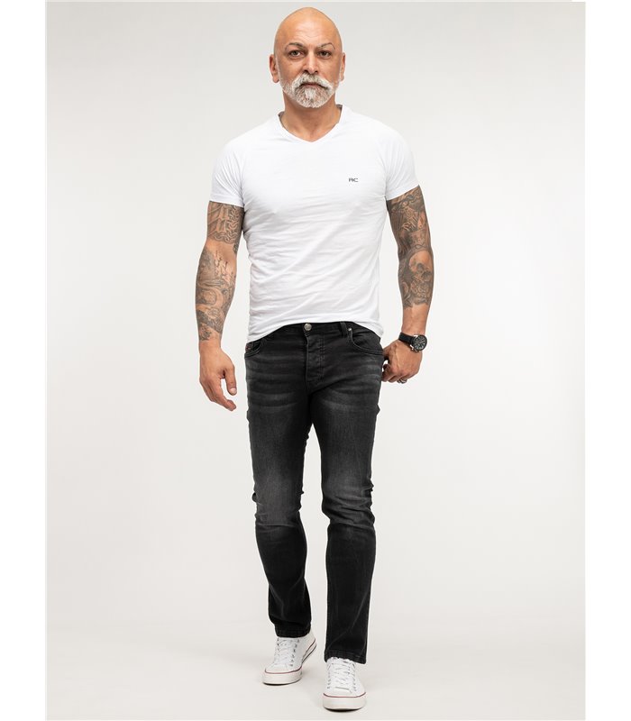 Lorenzo Loren Herren Jeans Regular Fit Blau LL-4004