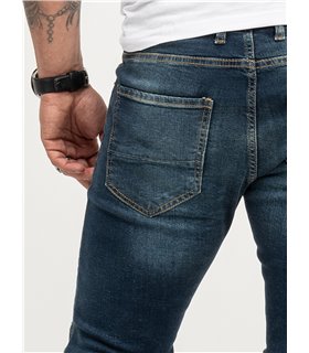 Rock Creek Herren Jeans Regular Fit Dunkelblau RC-2435