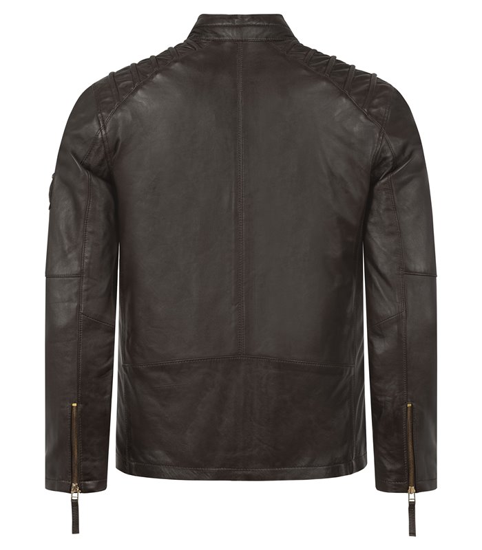 Rock Creek Herren Lederjacke Biker-Style H-291
