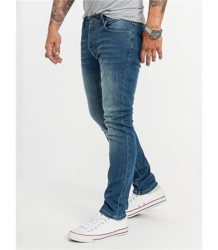 Rock Creek Herren Jeans Slim Fit Hellblau RC-2147