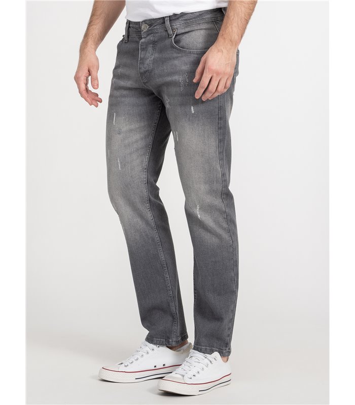 Rock Creek Herren Jeans Regular Fit Dunkelgrau RC-2439
