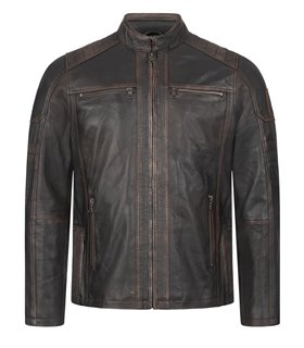 Rock Creek Herren Lederjacke H-383