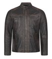 Rock Creek Herren Lederjacke H-383