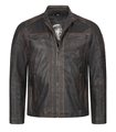 Rock Creek Herren Lederjacke H-383