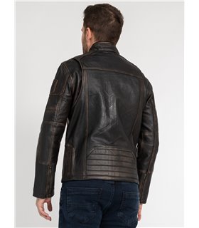 Rock Creek Herren Lederjacke H-383