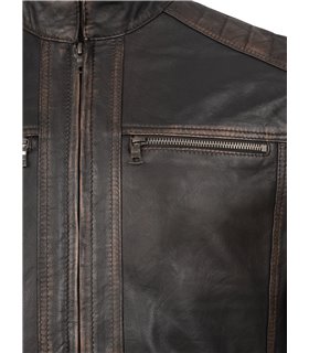 Rock Creek Herren Lederjacke H-383