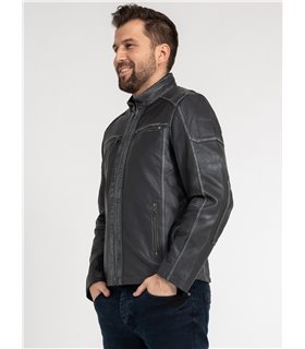 Rock Creek Herren Lederjacke H-383