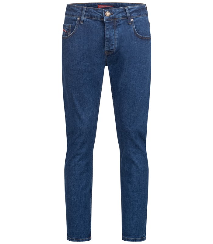 Lorenzo Loren Herren Jeans Regular Fit Blau LL-4009