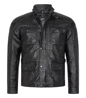 Rock Creek Herren Lederjacke H-382 