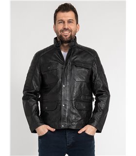 Rock Creek Herren Lederjacke H-382 
