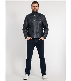 Rock Creek Herren Lederjacke H-382 
