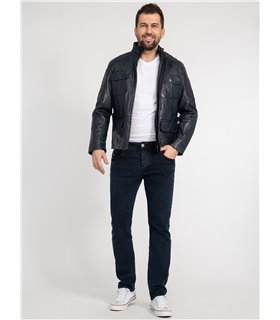 Rock Creek Herren Lederjacke H-382 