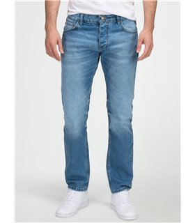 Lorenzo Loren Herren Jeans Regular Fit Hellblau LL-4011