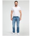 Lorenzo Loren Herren Jeans Regular Fit Hellblau LL-4011