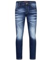 Lorenzo Loren Herren Jeans Regular Fit Dunkelblau LL-4012