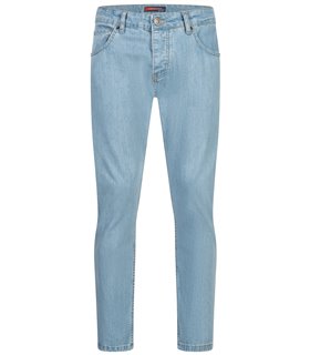 Lorenzo Loren Herren Jeans Regular Fit Hellblau LL-4014