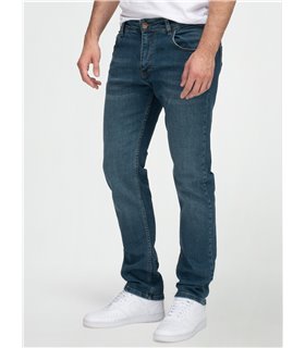 Lorenzo Loren Herren Jeans Regular Fit Blau LL-4016