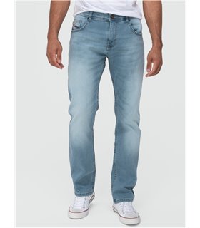 Lorenzo Loren Herren Jeans Regular Fit Blau LL-4017