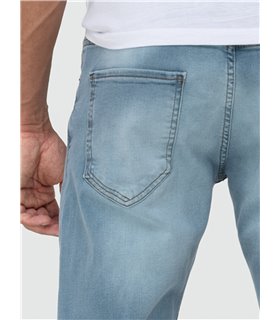 Lorenzo Loren Herren Jeans Regular Fit Blau LL-4017