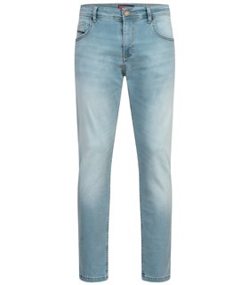 Lorenzo Loren Herren Jeans Regular Fit Blau LL-4017