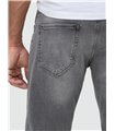 Lorenzo Loren Herren Jeans Regular Fit Grau LL-4020