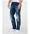Lorenzo Loren Herren Jeans Regular Fit Blau LL-4021