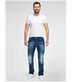 Lorenzo Loren Herren Jeans Regular Fit Blau LL-4021