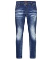 Lorenzo Loren Herren Jeans Regular Fit Blau LL-4021