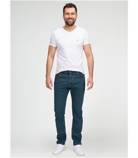 Lorenzo Loren Herren Jeans Regular Fit Blau LL-4015